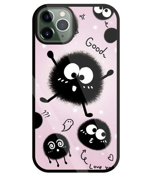 Soot Spirit Glass Case For Apple iPhone 11 Pro Max