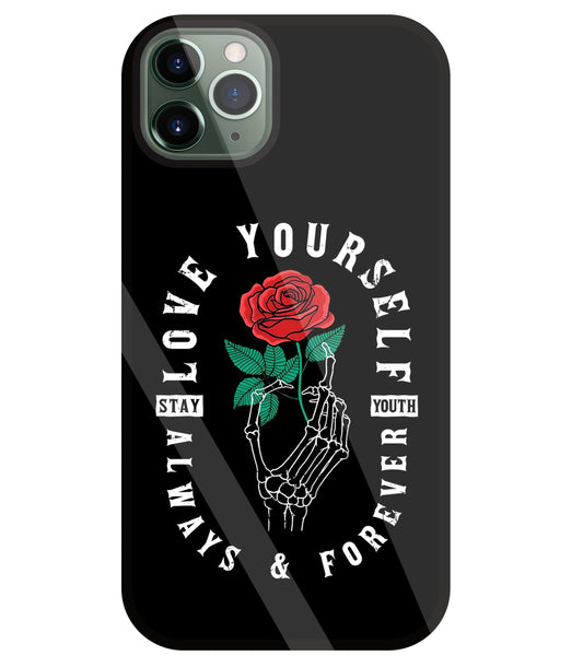 Stay Youth Love Glass Case For Apple iPhone 11 Pro Max