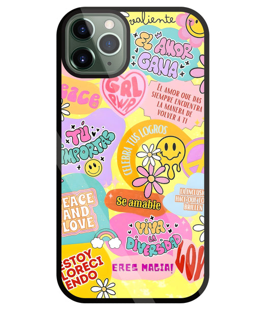Sunflower Vibes Glass Case For Apple iPhone 11 Pro Max