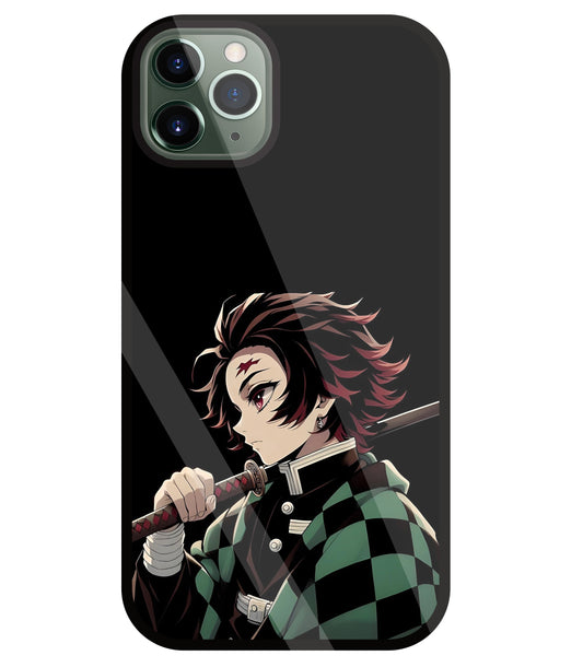 Tanjiro Kamado Glass Case For Apple iPhone 11 Pro Max