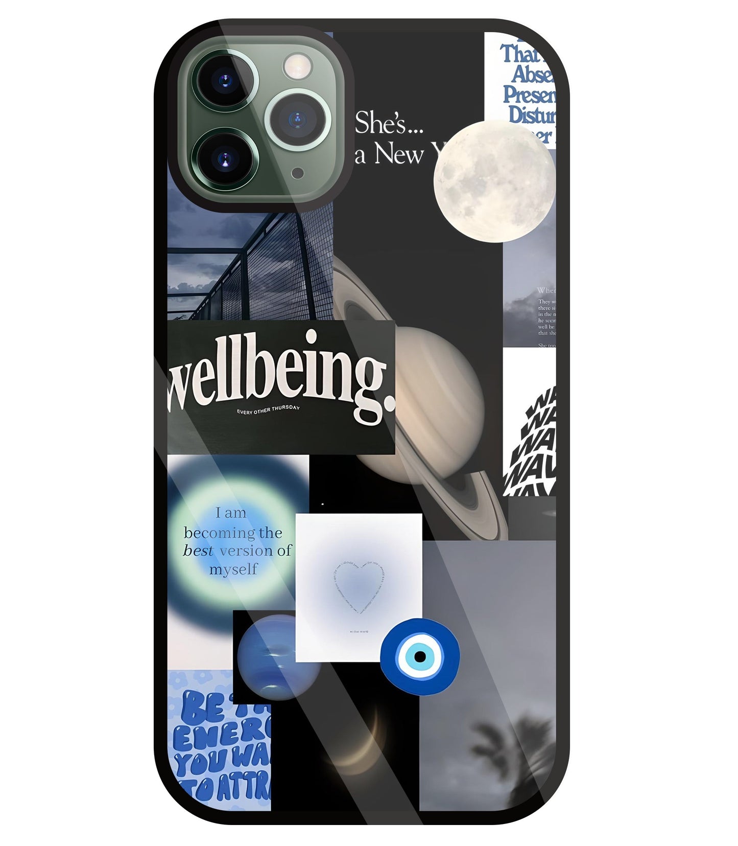 WellBeing Glass Case For Apple iPhone 11 Pro Max