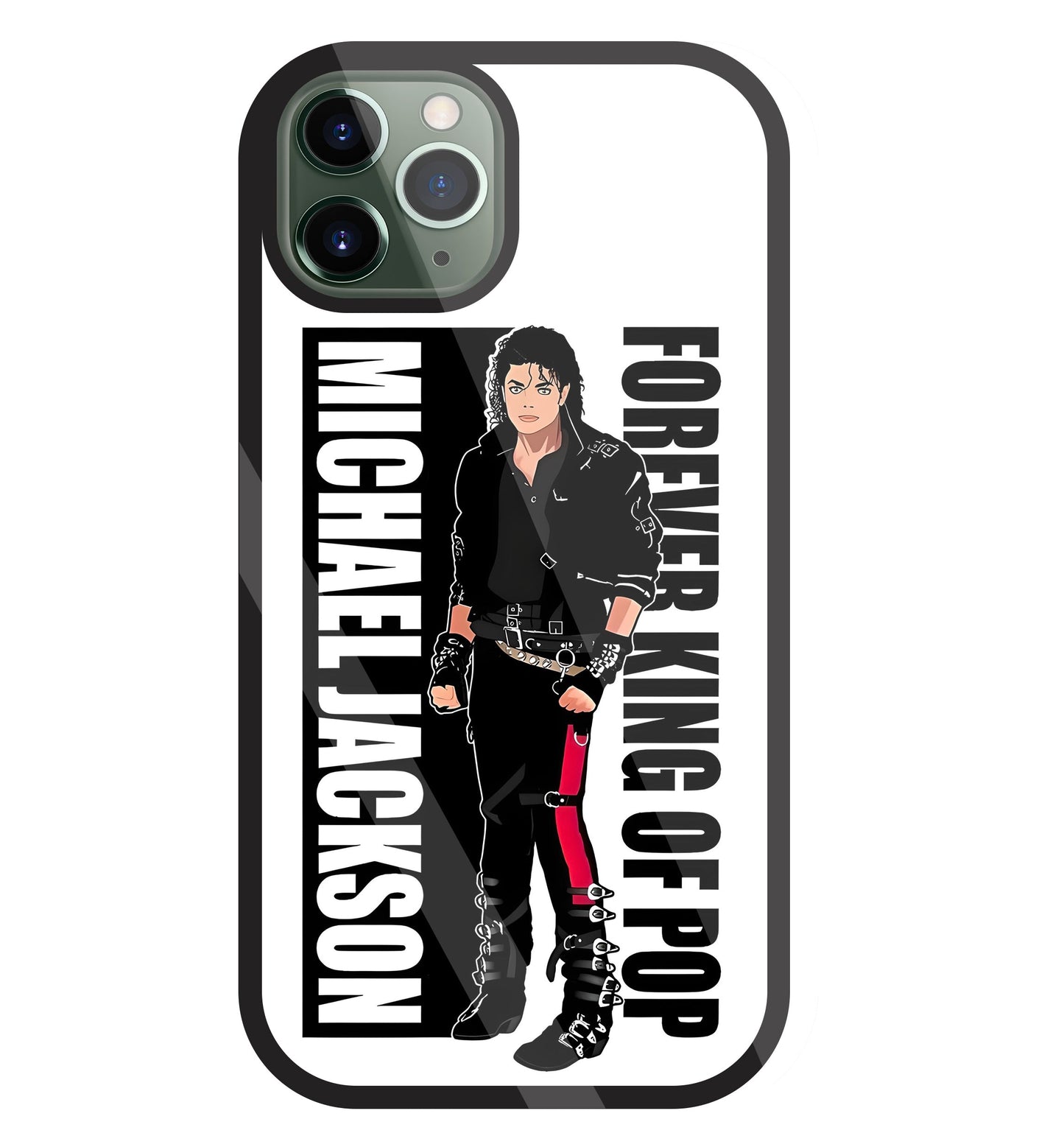 Michael Jackson King Of Pop Glass Case For Apple iPhone 11 Pro