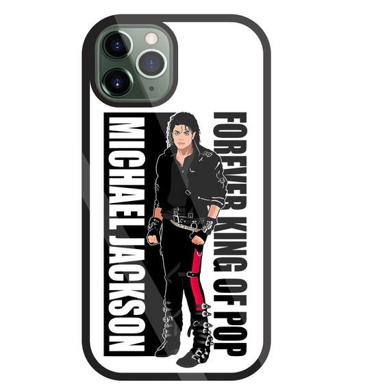 Michael Jackson King Of Pop Glass Case For Apple iPhone 11 Pro