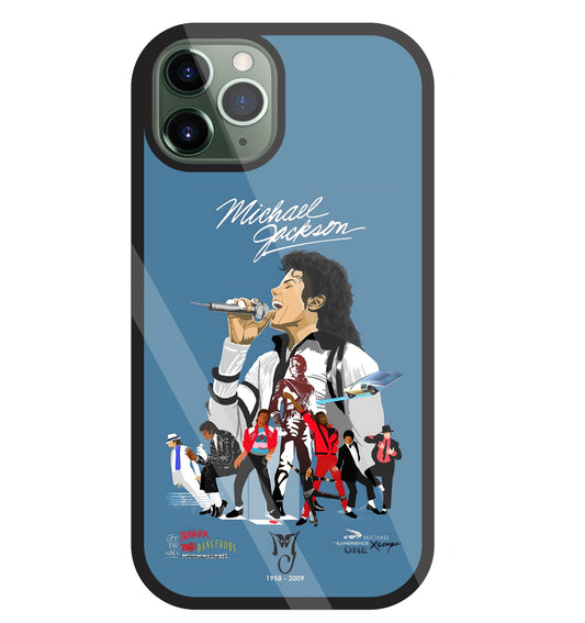 Michael Jackson Mashup Glass Case For Apple iPhone 11 Pro