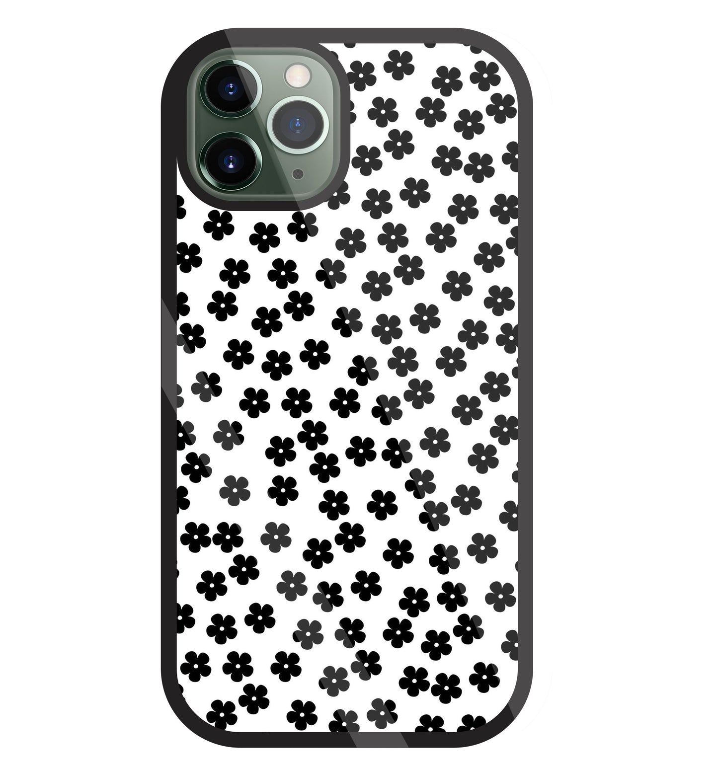 Multiple Daisy flowers Glass Case For Apple iPhone 11 Pro