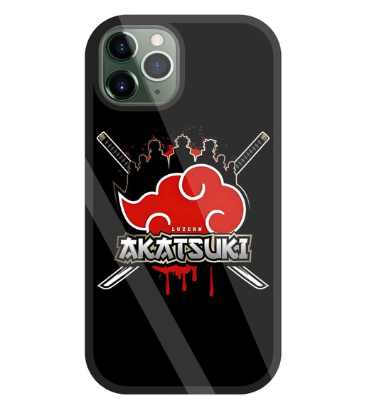 Naruto - Akatsuki Glass Case For Apple iPhone 11 Pro