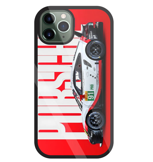 Porschse Glass Case For Apple iPhone 11 Pro