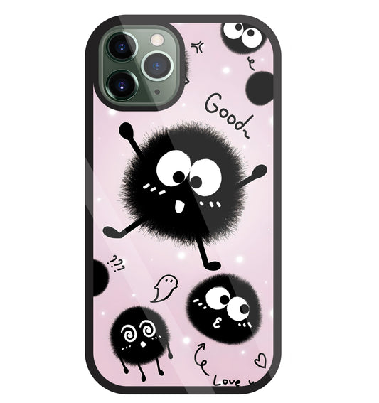 Soot Spirit Glass Case For Apple iPhone 11 Pro