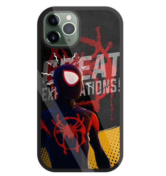 Spidy Sense Glass Case For Apple iPhone 11 Pro