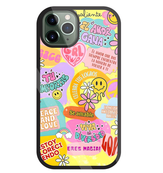 Sunflower Vibes Glass Case For Apple iPhone 11 Pro