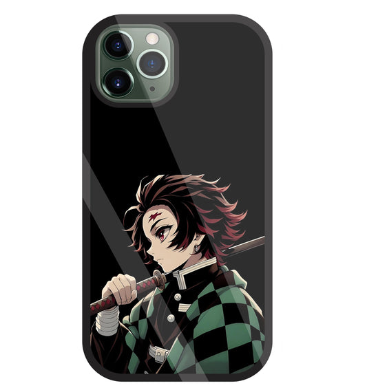Tanjiro Kamado Glass Case For Apple iPhone 11 Pro