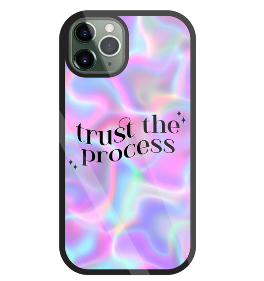 Trust the Process Glass Case For Apple iPhone 11 Pro