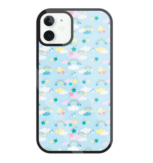 Small Rainbows Glass Case For Apple iPhone 11