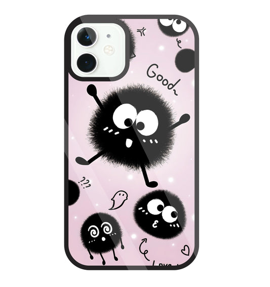 Soot Spirit Glass Case For Apple iPhone 11