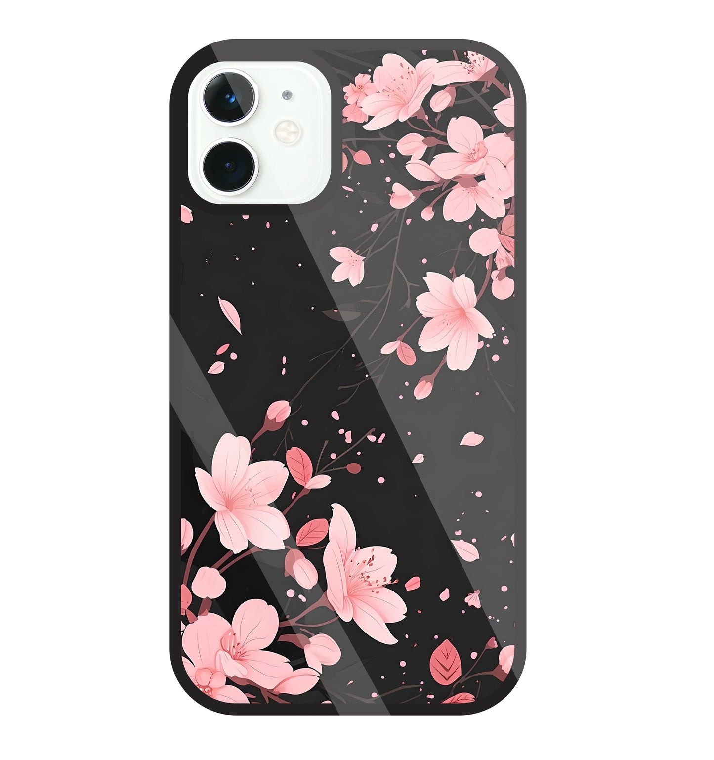 Summer Flowers Glass Case For Apple iPhone 11