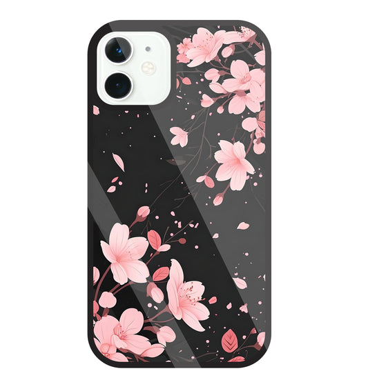 Summer Flowers Glass Case For Apple iPhone 11