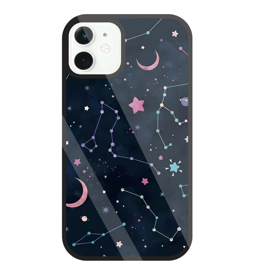 Symbol Of Stars Glass Case For Apple iPhone 11