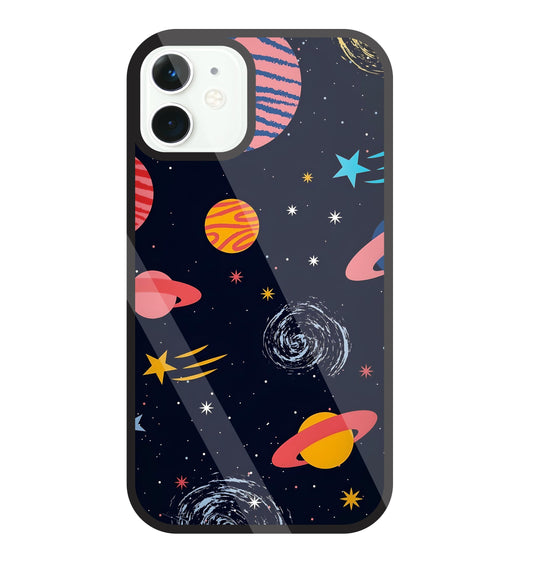 Universe In Space Glass Case For Apple iPhone 11