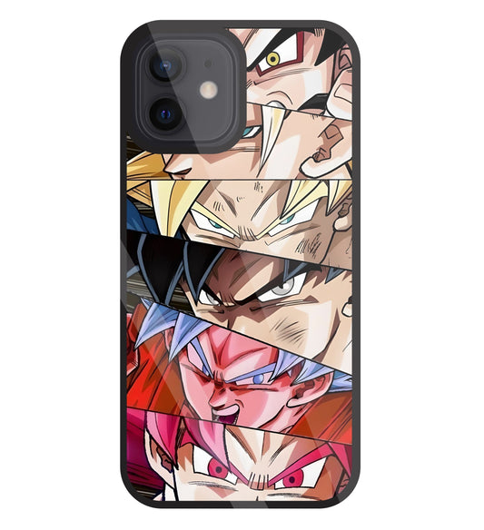 All Super Saiyan Glass Case For Apple iPhone 12