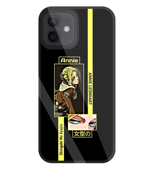 Annie Attack on Titan  Glass Case For Apple iPhone 12