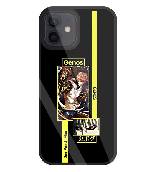 Genos Attack on Titan Glass Case For Apple iPhone 12