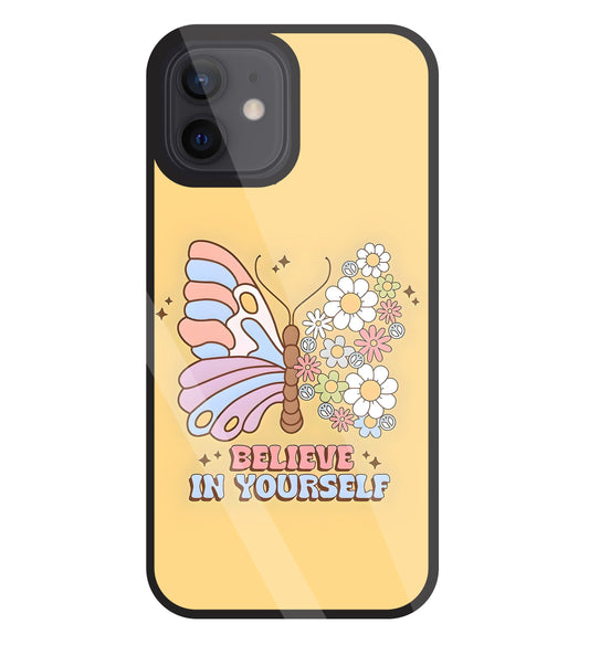 Believe In Yourself Glass Case For Apple iPhone 12