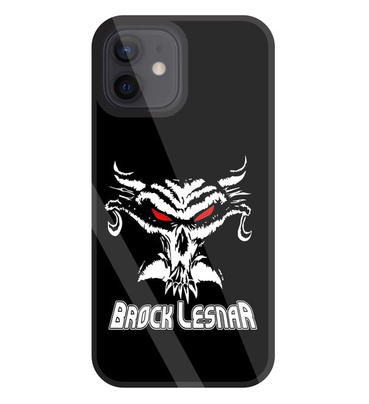 Brock Lesnar WWE Glass Case For Apple iPhone 12
