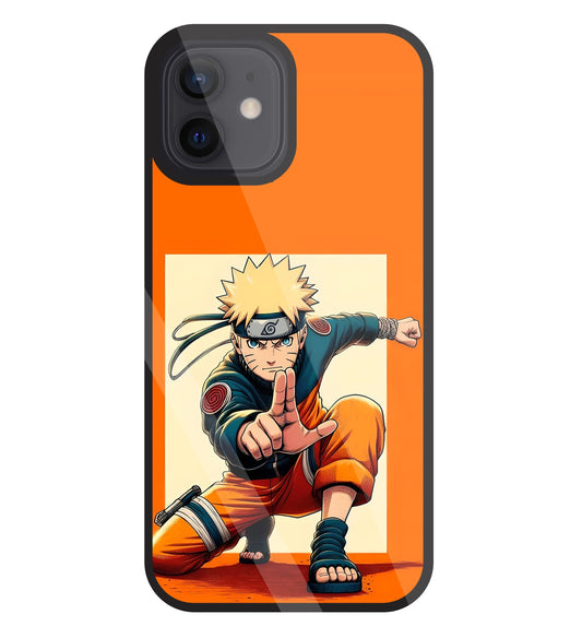 Cute Naruto Glass Case For Apple iPhone 12