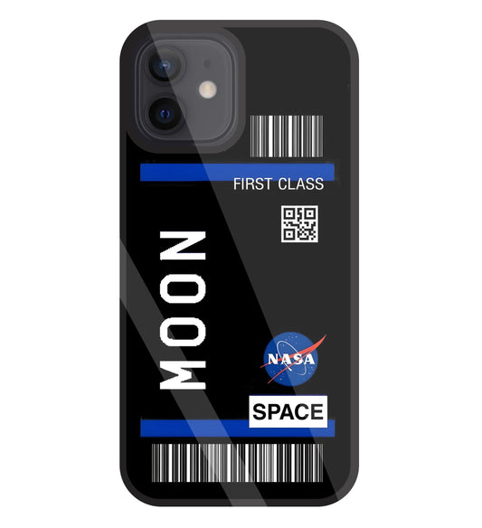 First Class Nasa Glass Case For Apple iPhone 12