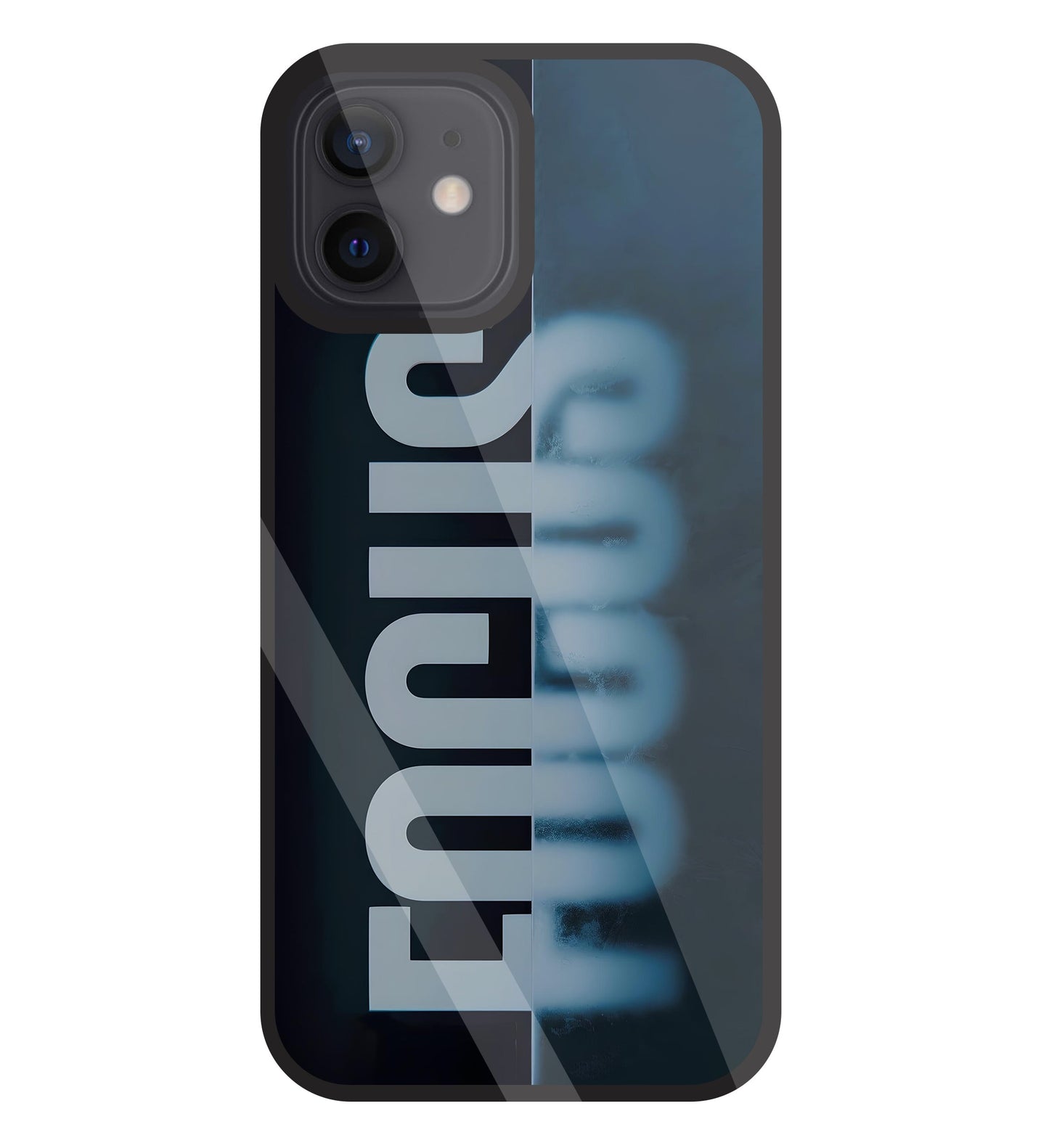Focus Mirror Glass Case For Apple iPhone 12