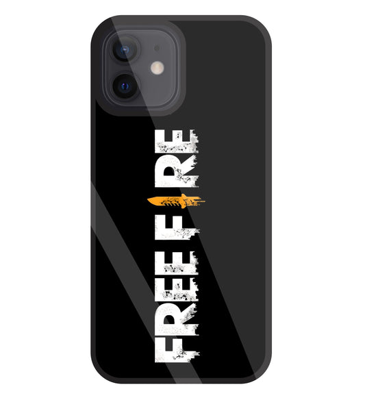 Free Fire Glass Case For Apple iPhone 12