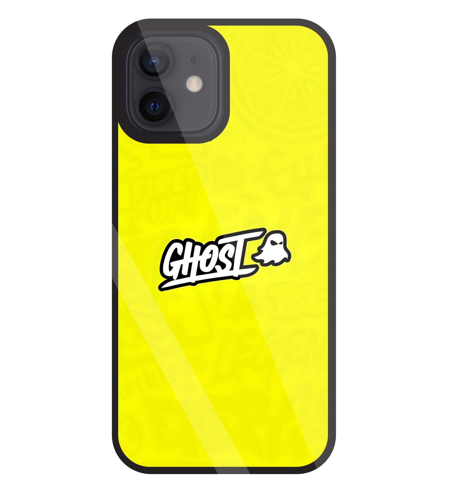 Ghost Lemon Glass Case For Apple iPhone 12