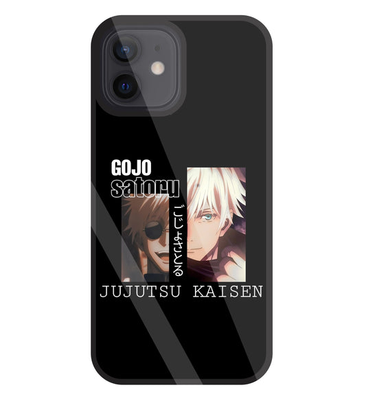 Gojo And Kaisen Glass Case For Apple iPhone 12