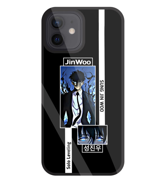 Jin Woo Sung Anime Glass Case For Apple iPhone 12