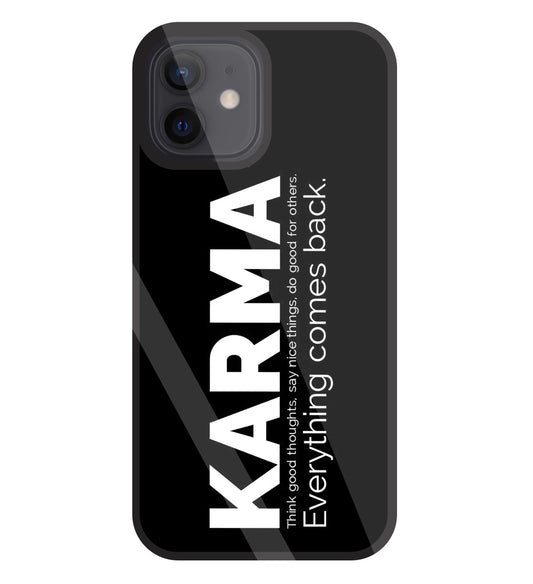 Karma Glass Case For Apple iPhone 12