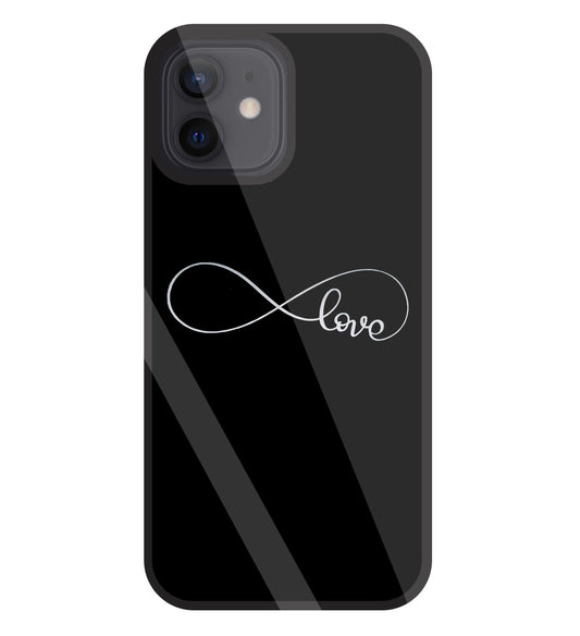 Love Symbol Glass Case For Apple iPhone 12