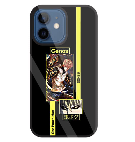 Genos Attack on Titan Glass Case For Apple iPhone 12 Mini