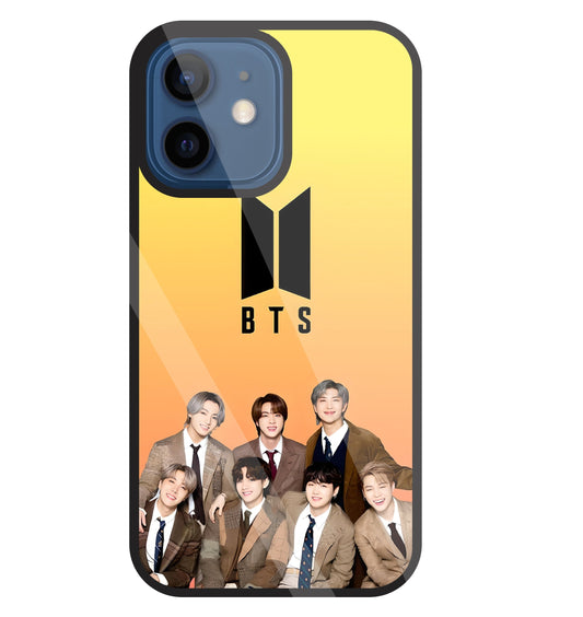 BTS Crew Glass Case For Apple iPhone 12 Mini