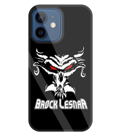 Brock Lesnar WWE Glass Case For Apple iPhone 12 Mini