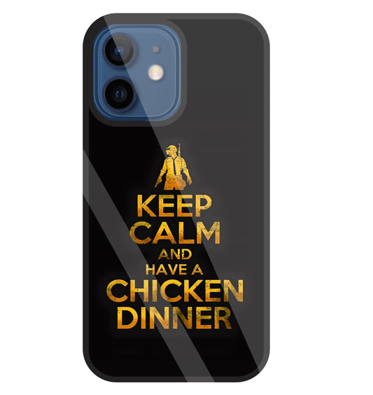 Chicken Dinner Glass Case For Apple iPhone 12 Mini