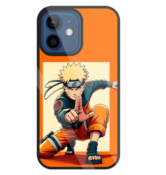 Cute Naruto Glass Case For Apple iPhone 12 Mini