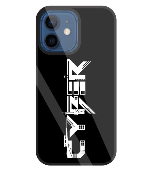 Cyber Gun Glass Case For Apple iPhone 12 Mini