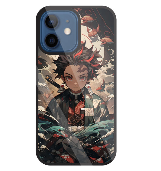 Demon Slayer Glass Case For Apple iPhone 12 Mini