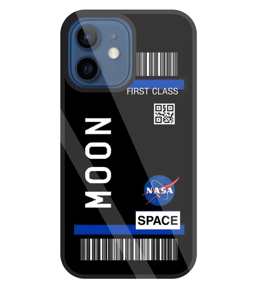 First Class Nasa Glass Case For Apple iPhone 12 Mini