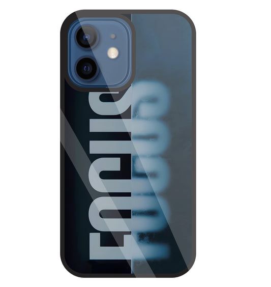 Focus Mirror Glass Case For Apple iPhone 12 Mini