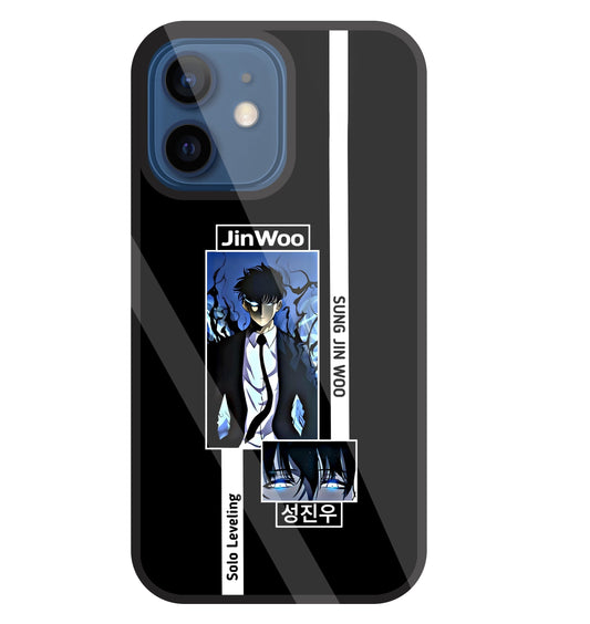 Jin Woo Sung Anime Glass Case For Apple iPhone 12 Mini