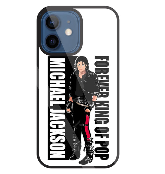 Michael Jackson King Of Pop Glass Case For Apple iPhone 12 Mini
