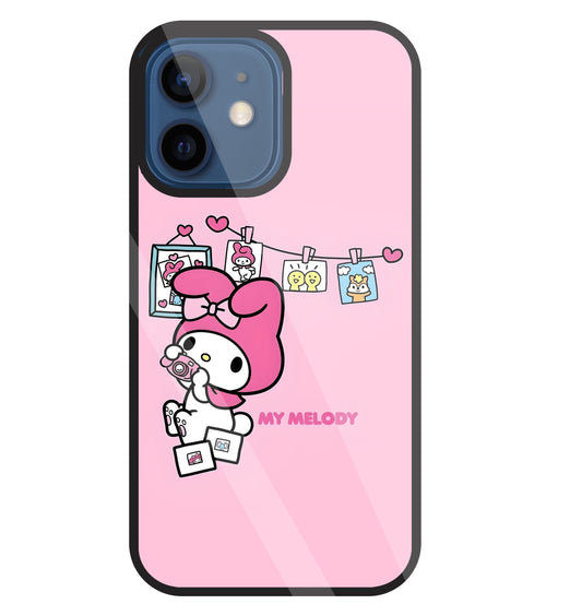 My Melody Glass Case For Apple iPhone 12 Mini