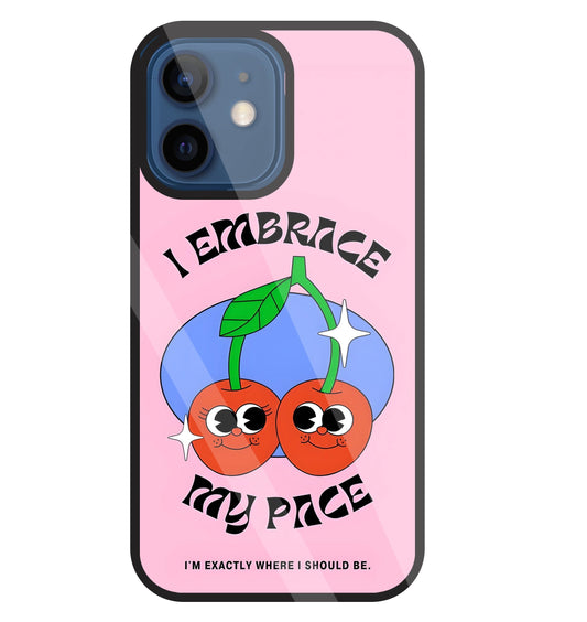 My Pace Glass Case For Apple iPhone 12 Mini