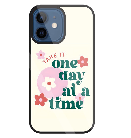 One Day A Good Time Glass Case For Apple iPhone 12 Mini